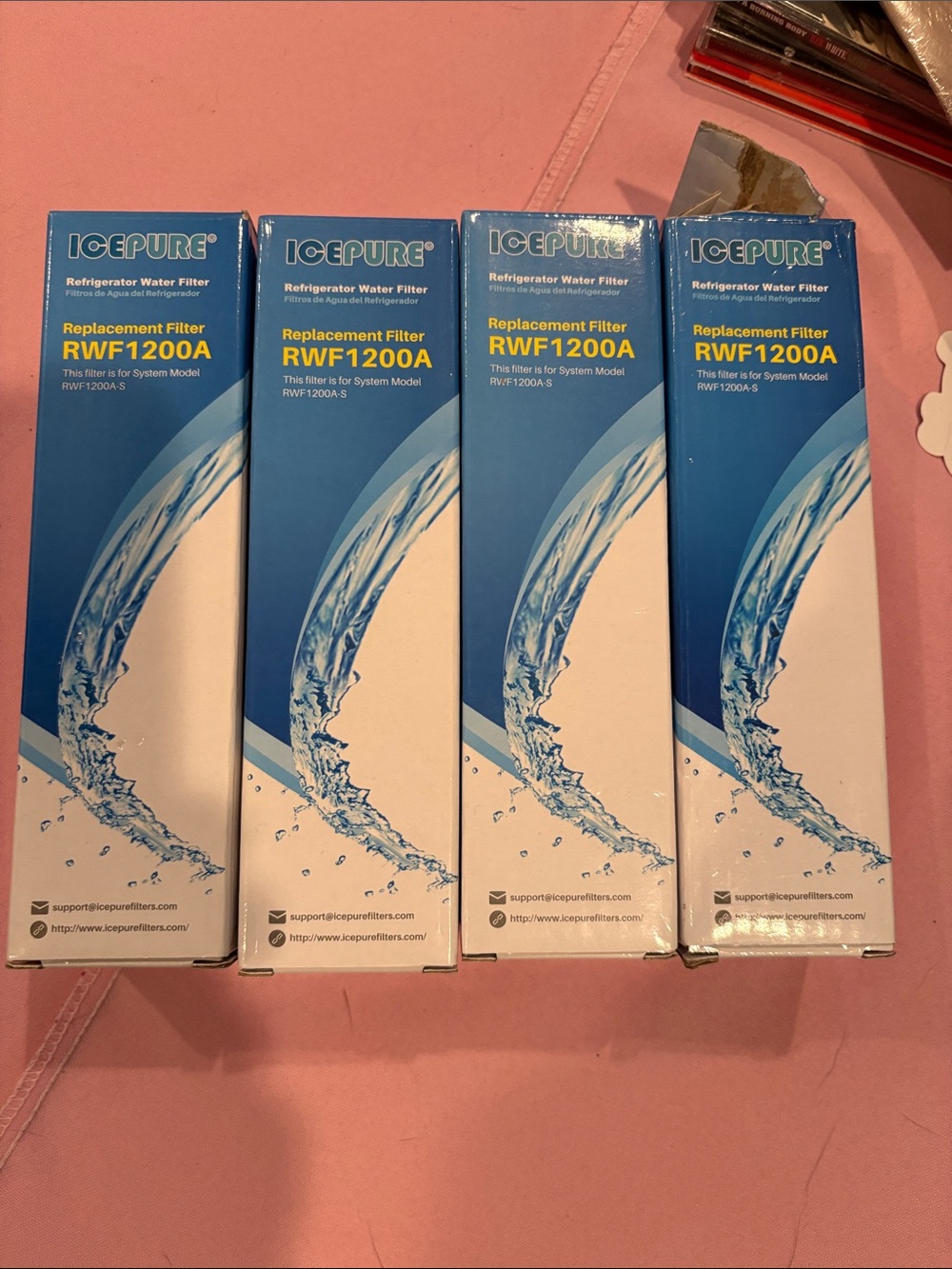 4 - IcePure Refrigerator Water Filter RWF1200A